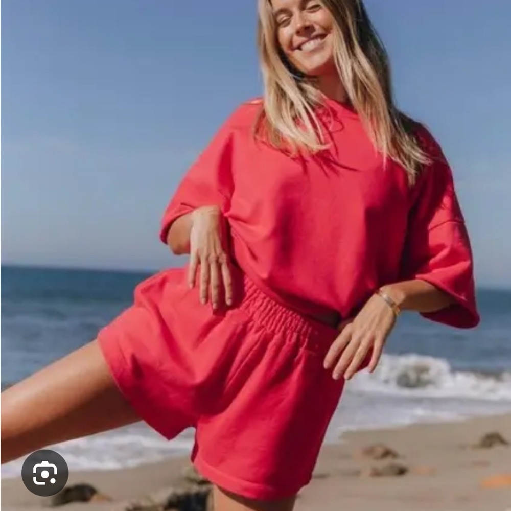 Daily Drills Red Lounge Set